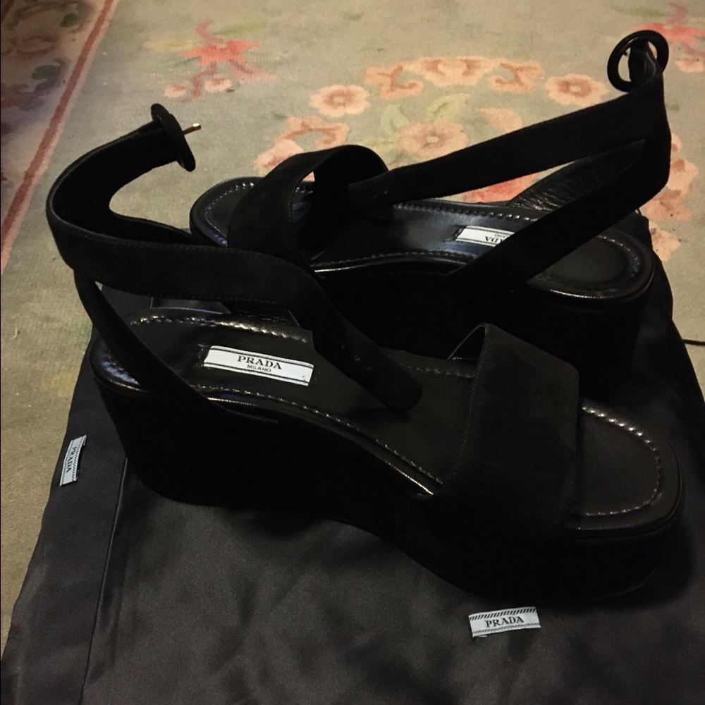 Prada Platform Sandals
